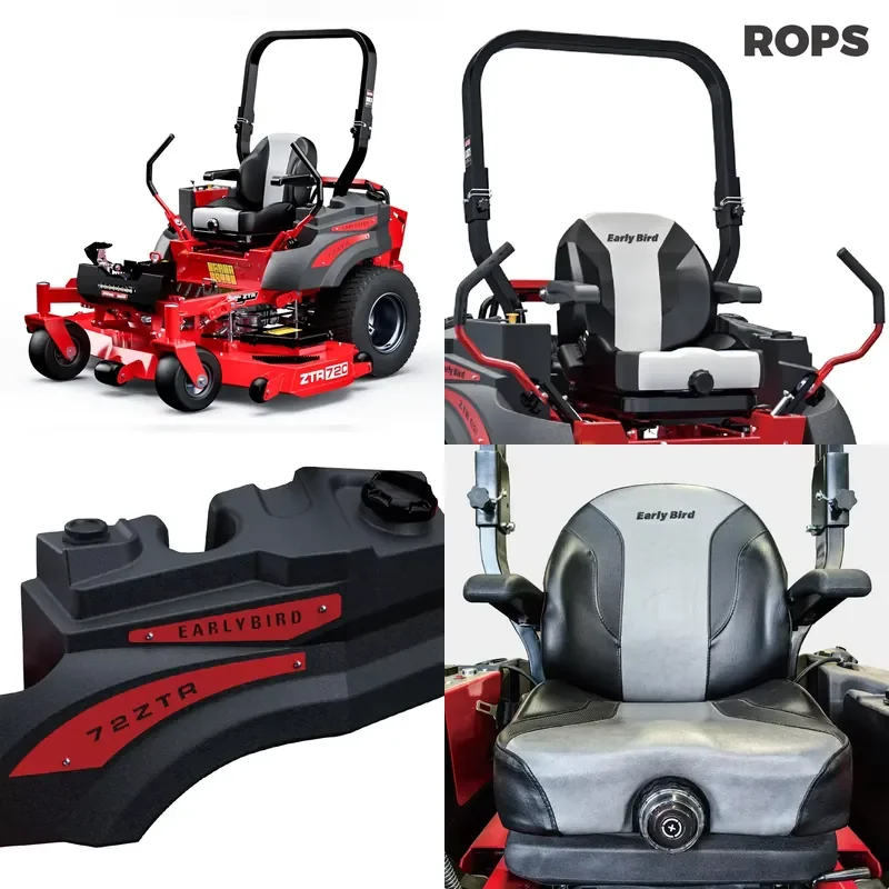 2026 CE Commercial Zero-Turn Hydrostatic Ride-On Mower, 72