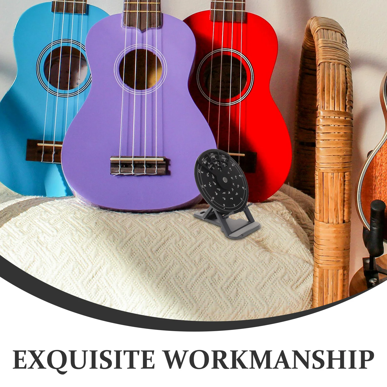 دائرة الغيتار من عجلة الخامسة سبائك الألومنيوم المحمولة وتر المدرب الغيتار تعلم المعونة أداة نظرية الموسيقى للطلاب المبتدئين