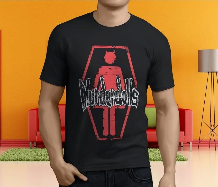

New Popular Murderdolls Horror Punk Band Men'S Black T Shirt Size S 4Xl