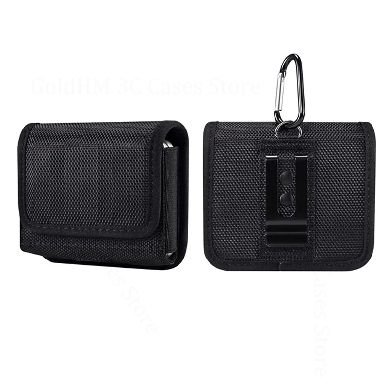 Para tecno phantom v flip2 5g oxford pano magnético cartão bolso flip caso para tecno phantom v flip 2 bolsas cinto de telefone saco da cintura