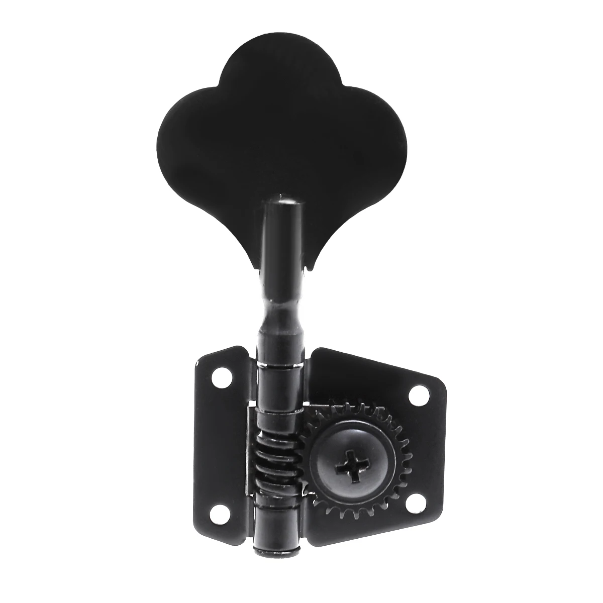 

4pcs Black Electric Bass Tuner Pegs Precision Replacement Machine Heads Heavy Duty Internal Gear For Guitar