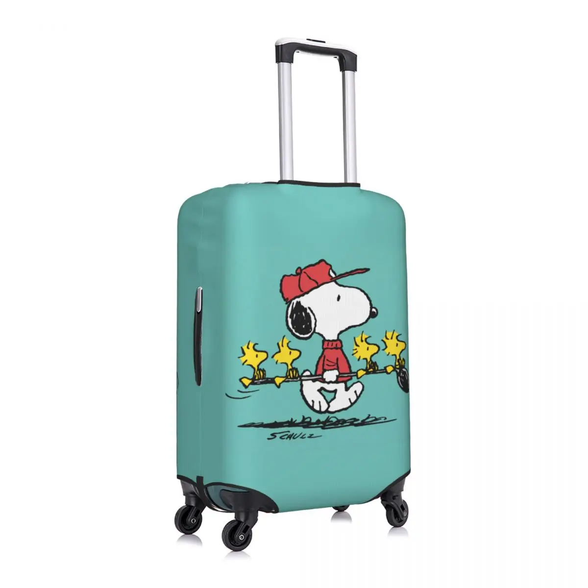 Custom Cute Cartoon Snoopy Suitcase Cover Elastic Luggage Protective Covers for 18-32 inch