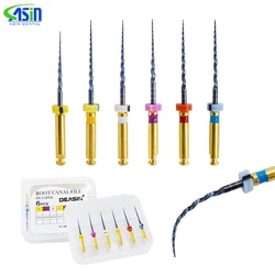 Dental 6pcs/Box Root Canal File Heat Activated Canal Root Files SX-F3 25mm Endo rotary files Dentist Tools Can Bend