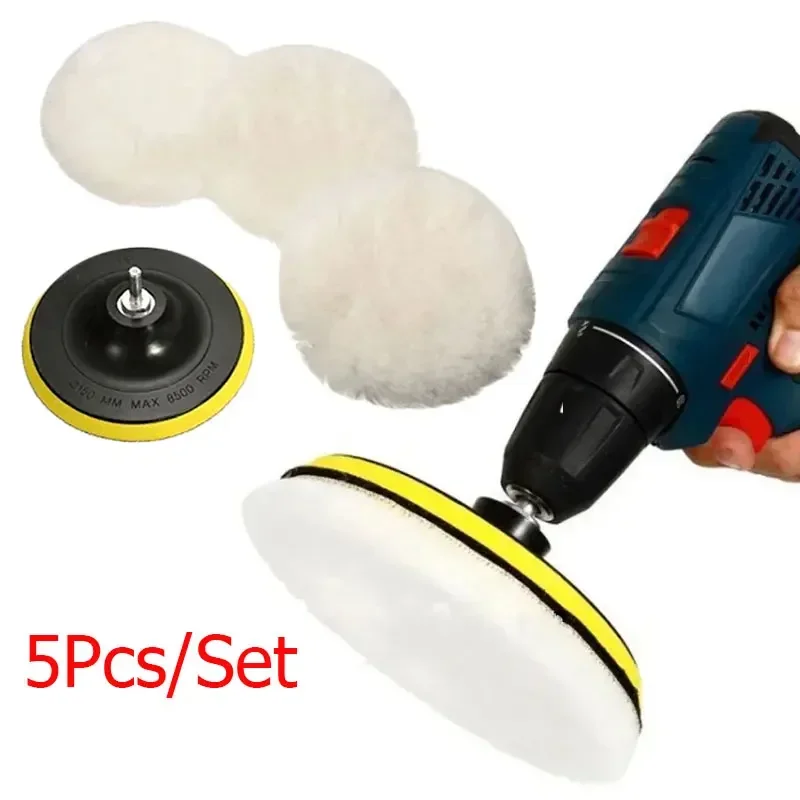 3Inch Polishing Kit Polishing Pad Car Waxing Sponge Disk Wool Wheel for Auto Body Beauty Polisher Washing Car Gadget Universal