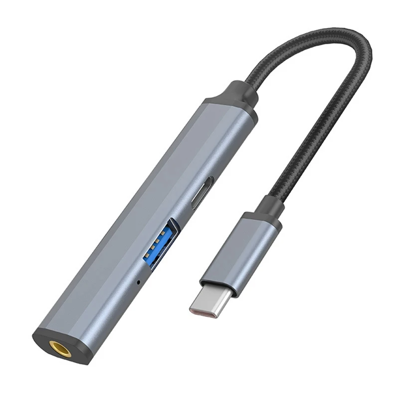 

Док-станция 3-в-1 с USB 3,5, PD 87 Вт, аудио мм