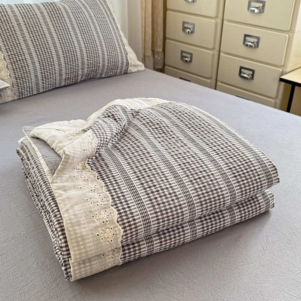

Bubble Cotton Summer Quilt Air Conditioning 200*230cm Quilt Soft Skin-friendly Lightweight Adults Single Double Home Textiles