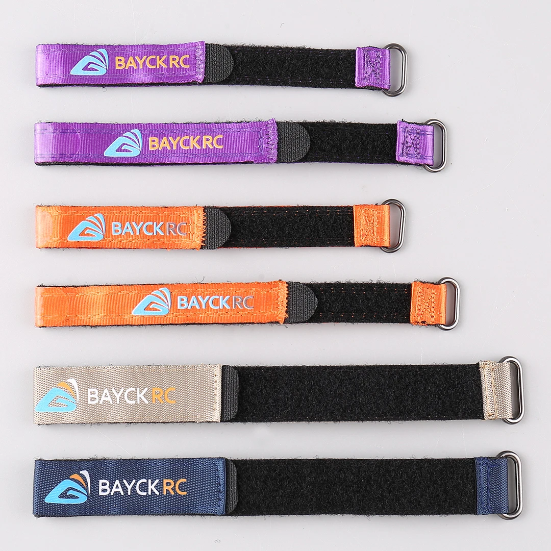 BAYCKRC Anti-Slip Battery Strap with Metal Buckle Hook And Loop for FPV RC Model Aircraft Fixing Belt Accessory
