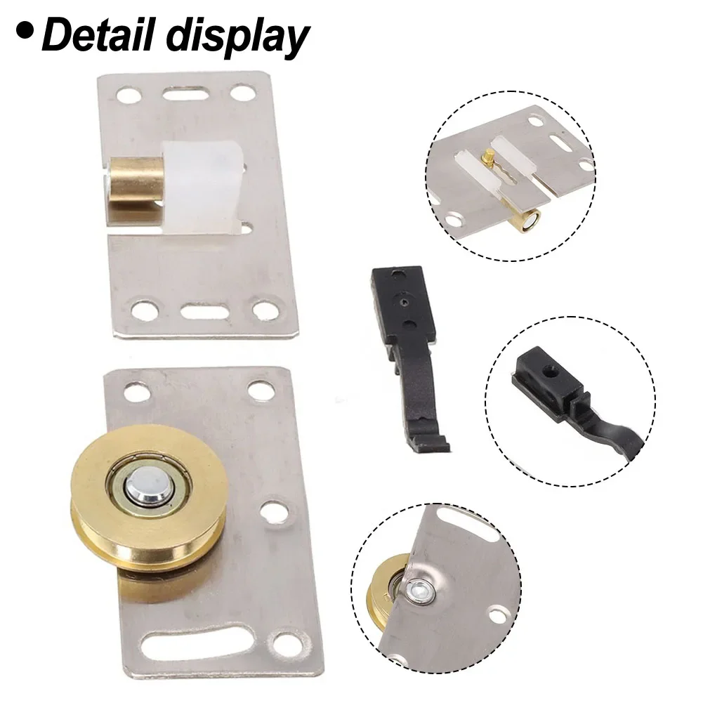 Wardrobe Sliding Door Wheel, Mute Copper Pulley, Self Contained Bearing, Stainless Steel Pulley, Durable And Anti Rust