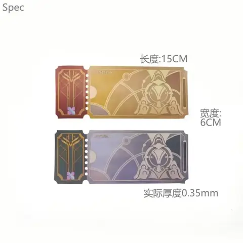 Honkai 게임 스타 레일 PVC 티켓 코스프레 소품, 스타 레일 패스, 스페셜 패스, 종이 북마크 엽서, 팬 선물 컬렉션
