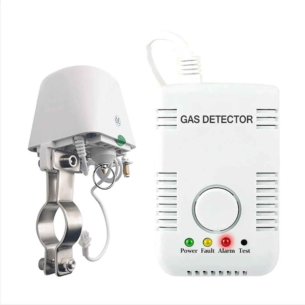 Natural Gas Leakage Control Unit, Detector de gás, vazamento Sensor, alta Decibel, GLP, Smart Home, Proteção de Segurança, 85DB