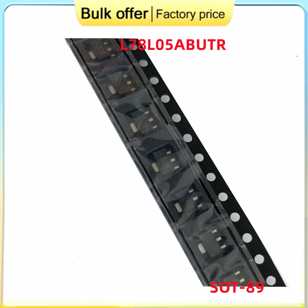 Original L78L05ABUTR package SOT-89 5V linear regulator chip In Stock
