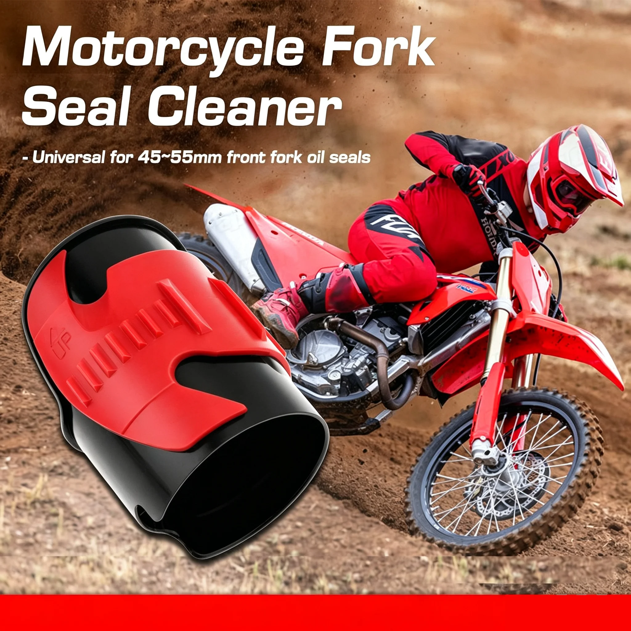 45-55mm Front Fork Shock Absorber Cleaning Tool Suitable for Honda CR125 CR250 CRF250R CRF450R Yamaha  Kawasaki Suzuki ATV