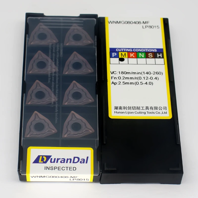 Imagem -05 - Inserções de Carboneto para Usinagem Cnc Torno Revestimento Pvd para Aço Inoxidável Wnmg 432 431 Wnmg 080408