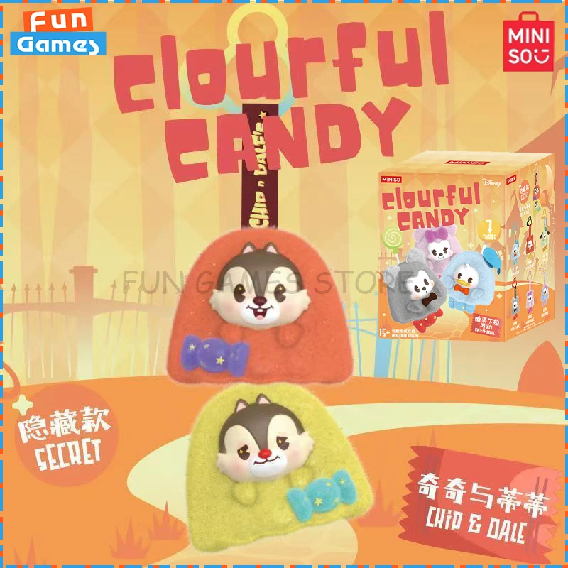 Nieuwe MINISO Blind Box Mickey Family Pluche Serie Mystery Box Anime Figuur Vinyl Massaal Hanger Ornament Collectible Custom Gift