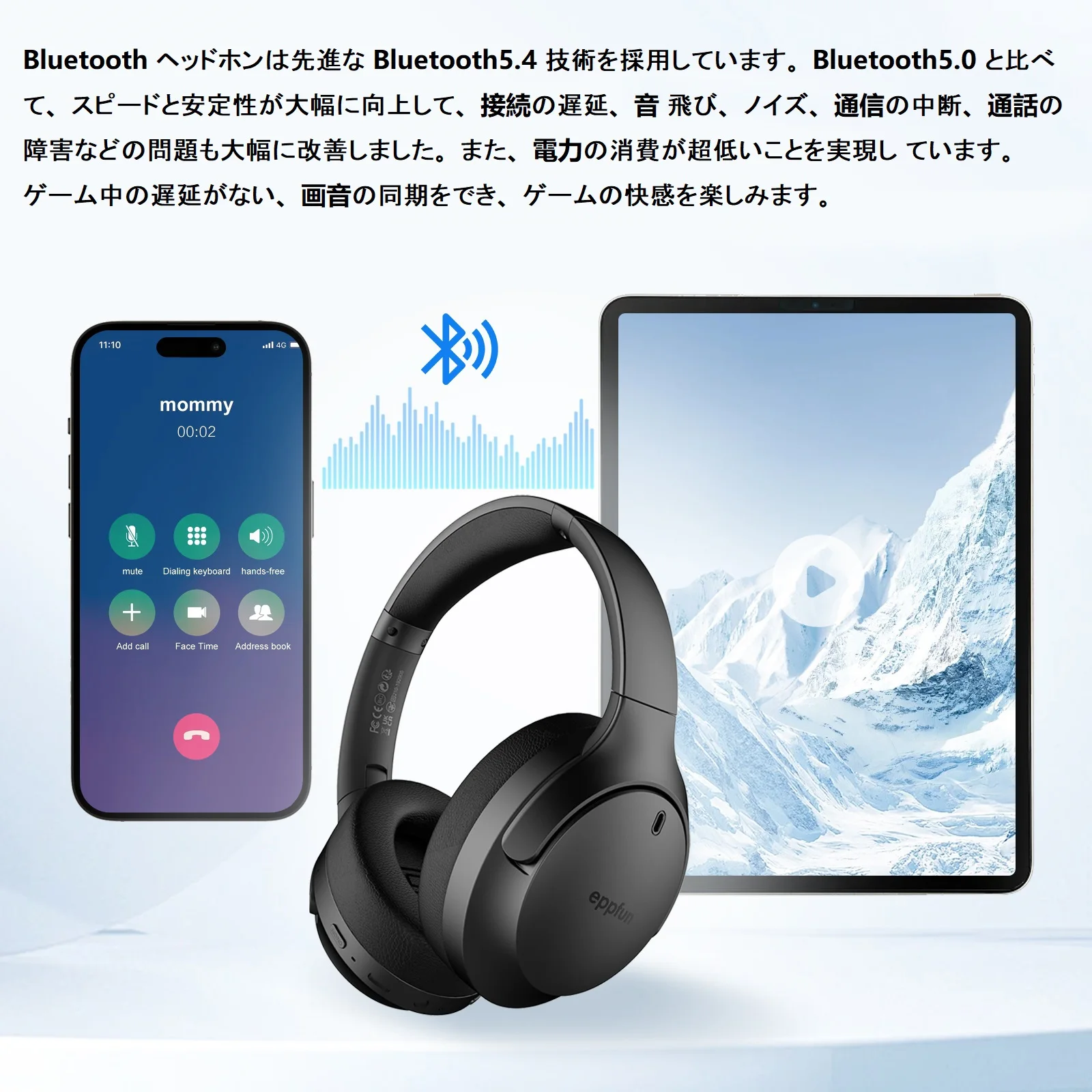 Eppfun LE Audio Auracast Bluet - Anc Wireless Over Ear Headphones review and price