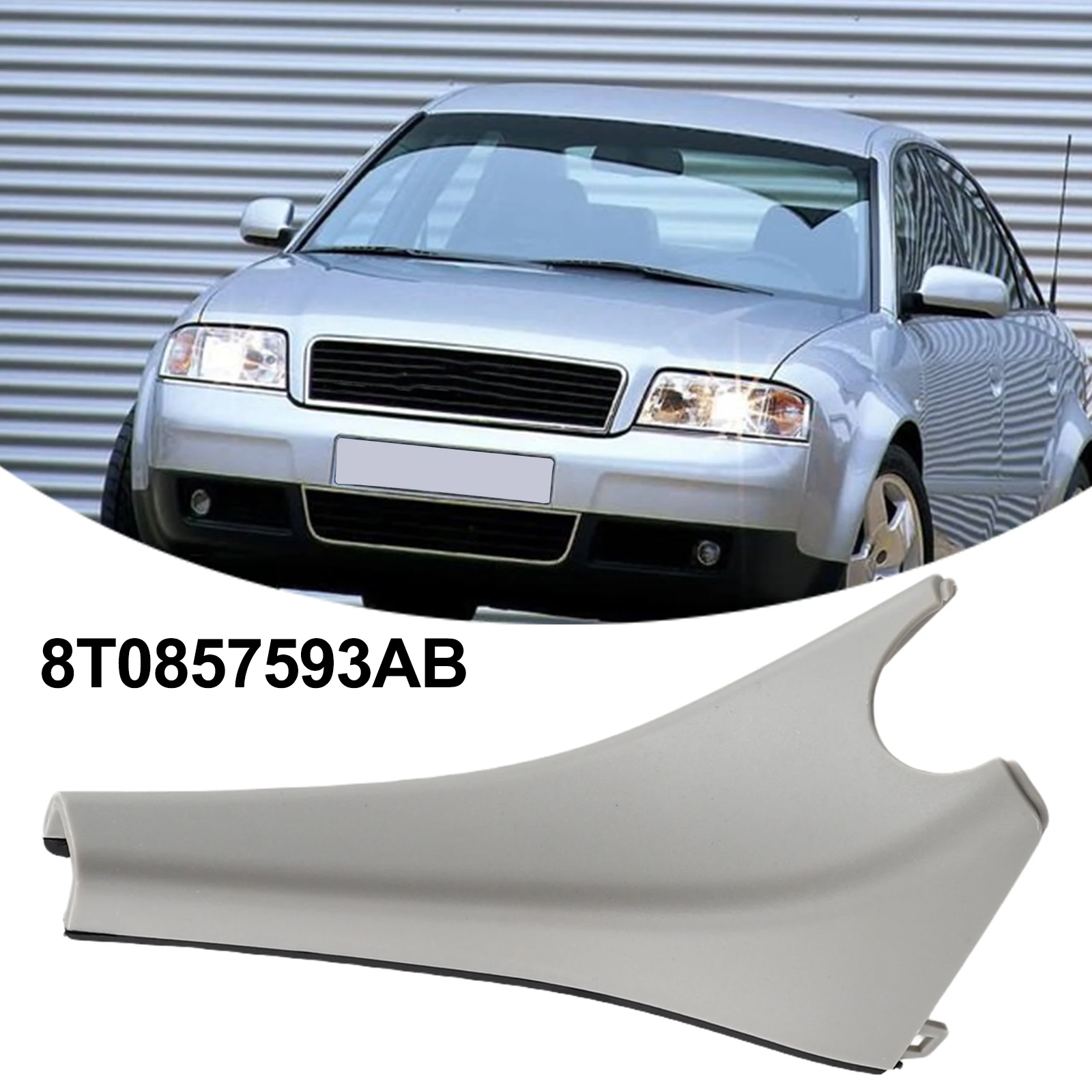 

Накладка на зеркало заднего вида серого цвета, идеально подходящая для Audi A6, C7, A3, простая установка, номер детали 8T0857593AB