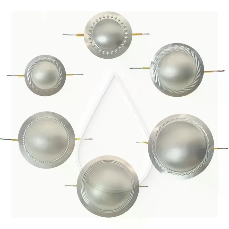 Titanium Dome Voice Coil Diaphragm 1Pcs High Clarity Treble Speaker Part Multiple Sizes for Professional Audio Repair