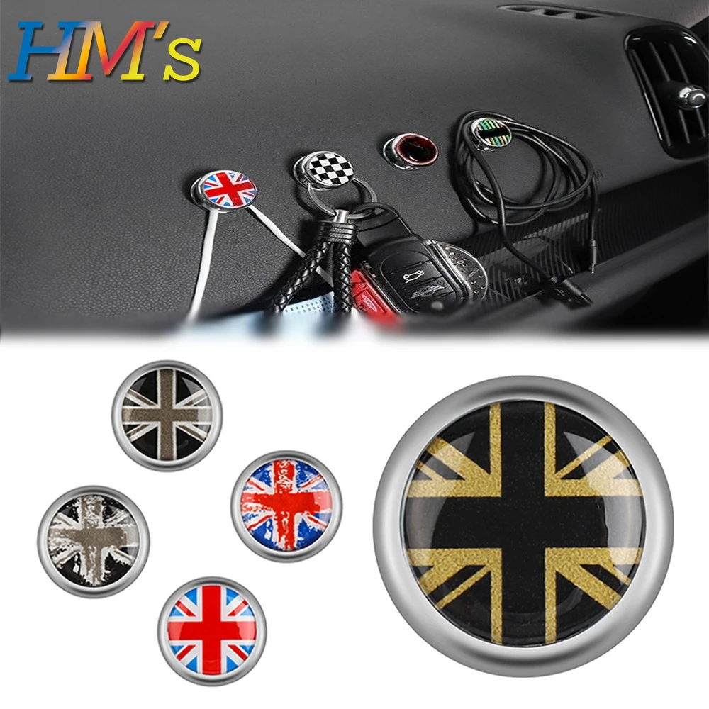 

Car Interior Accessories Metal Car Hook Key Holder Phone Charging Cable Clip For Mini Cooper F54 F55 F56 F60 R55 R56 R60 R61