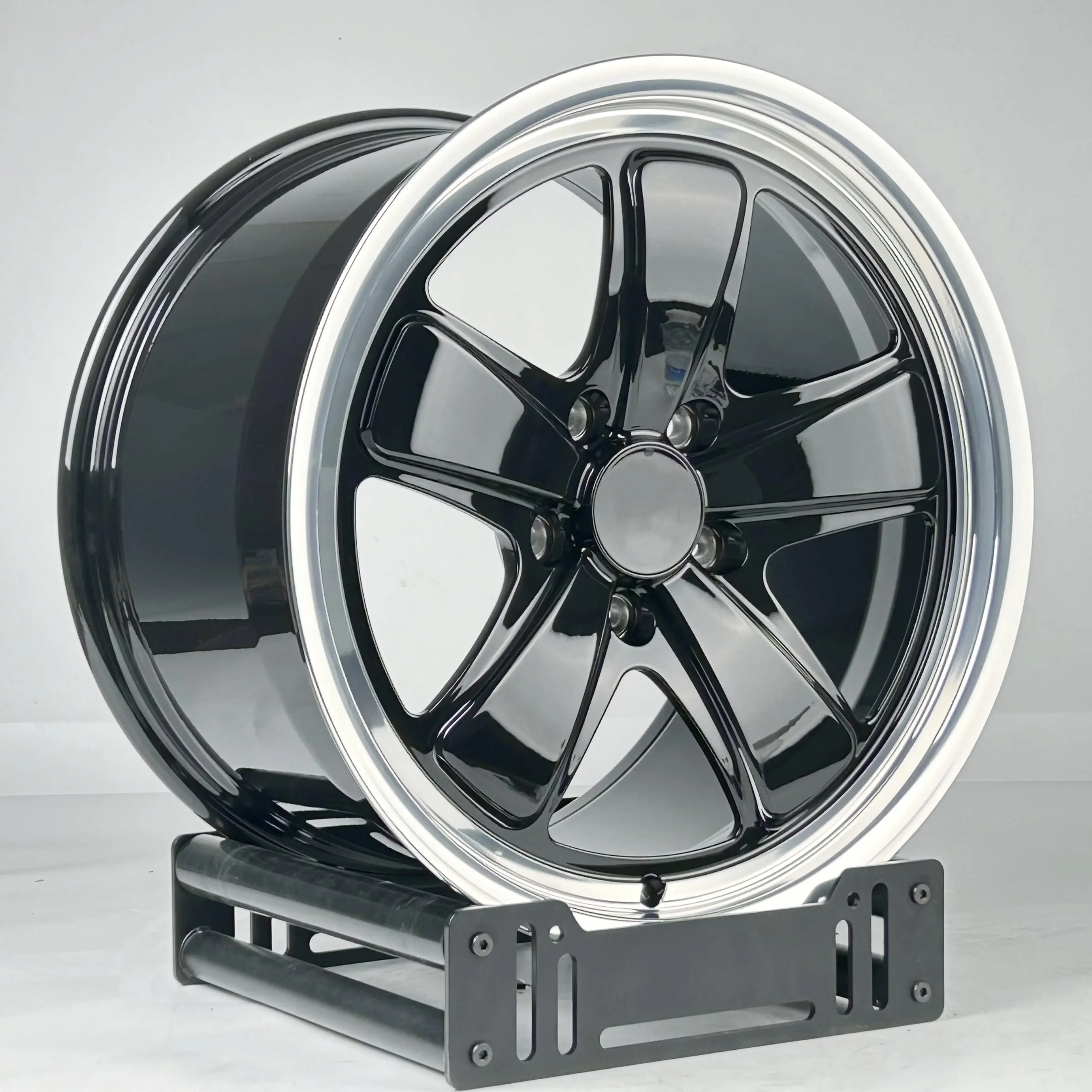 عجلات مزورة 5x130 لبورشه 964 توربو 960 911 991 993 996 997 كاريرا 17 18 19 20 بوصة جنوط قطعة واحدة T6 عجلة معدنية #2