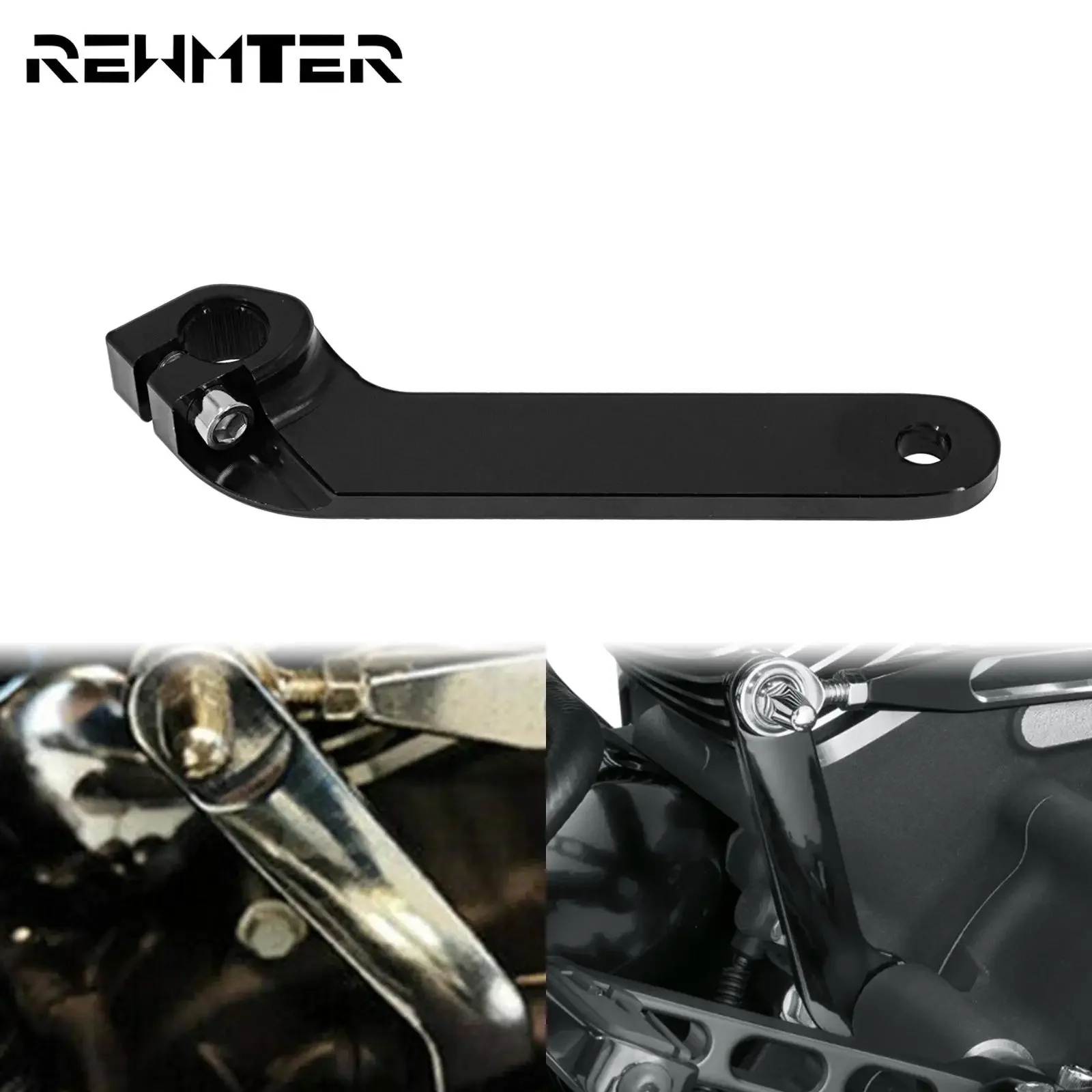 Motorcycle Black Shifter Shaft Lever Inner Shift Arm Rod Levers For Harley Electra Glide Road King FLT/FLHT 1984-2021 FL Trikes