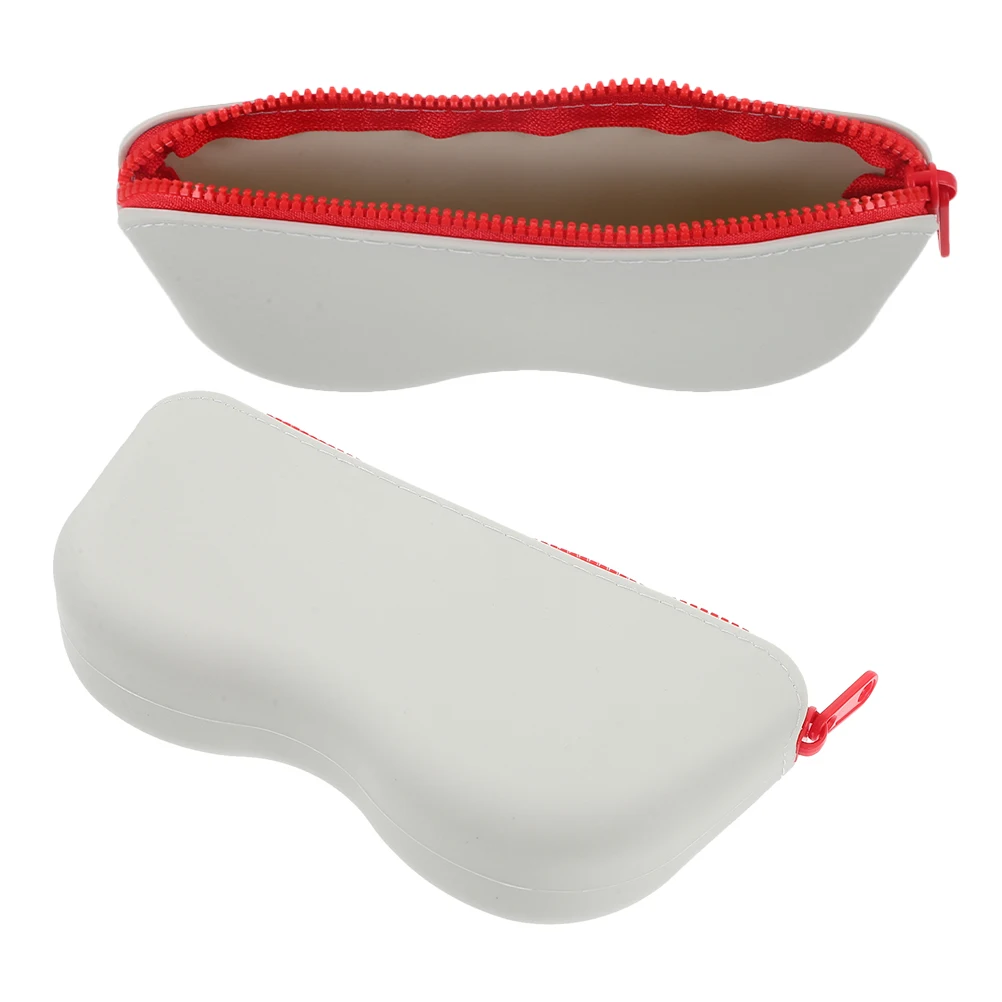 

2Pcs Silicone Glasses Pouch Waterproof Dustproof Eyeglass Case Compact Sunglasses Holder Storage Bag for Travel Daily Use Women