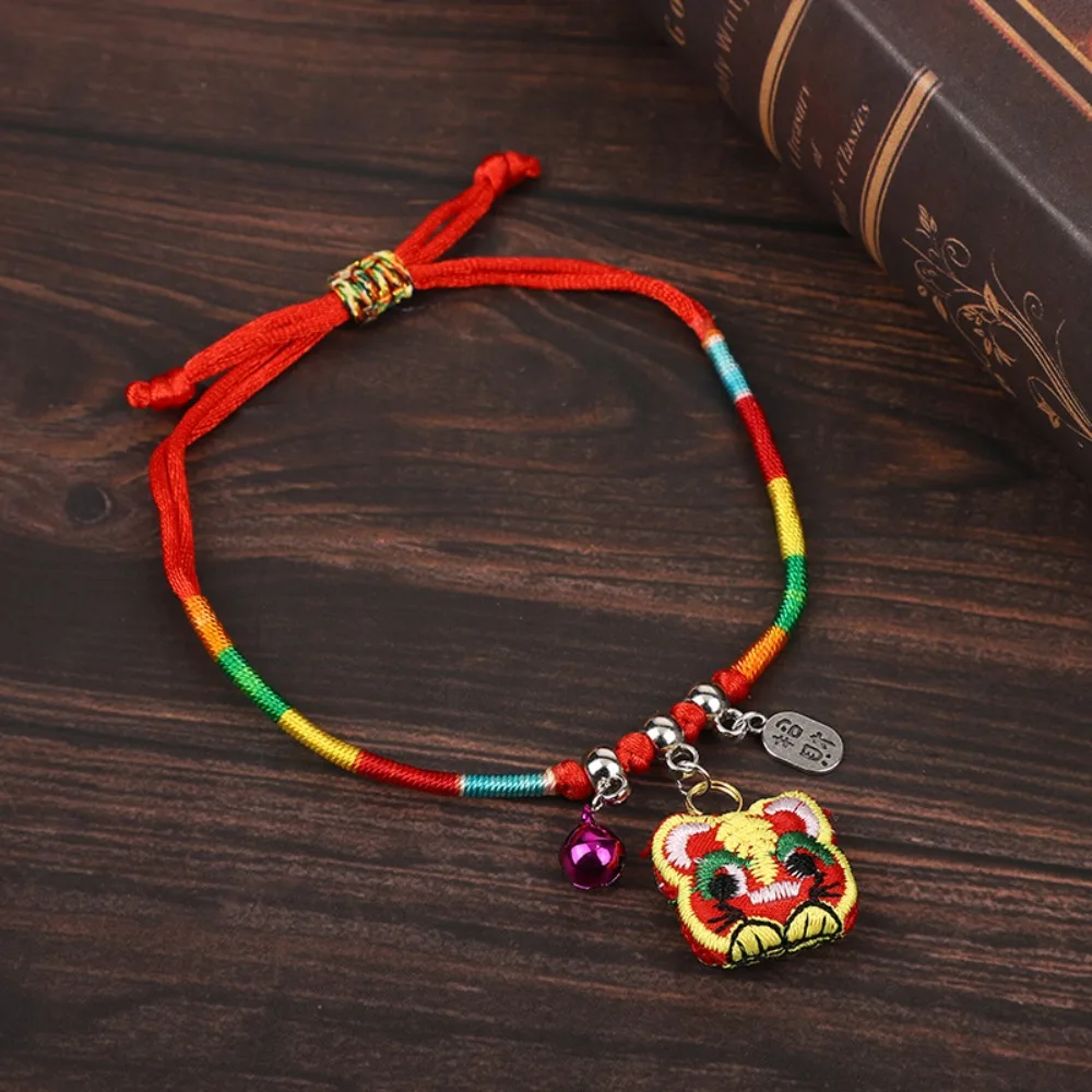 Chinese Style Dragon Boat Festival Bracelet Zongzi Pendent Adjustable Braided Hand Ropes Ethnic Handmade Colored Lucky Bracelet