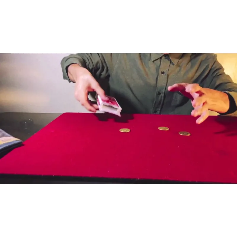 

Quantum Transit Gimmick By Anthony Vasquez Beginner Magician Illusions Close Up Magic Tricks Mentalism Magic Props