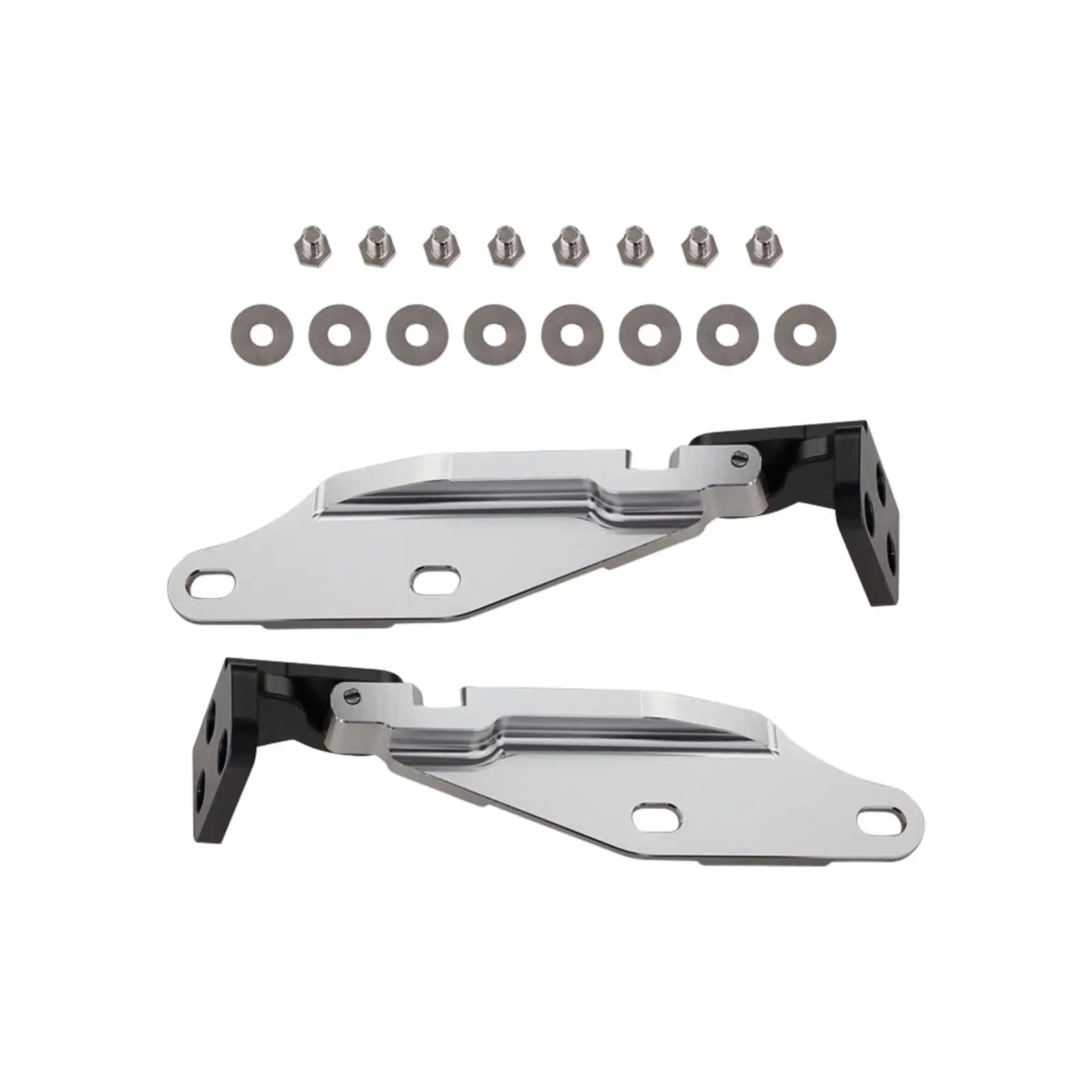 2Pcs Durable Quick Release Hood Hinge Modification Parts Upgrade High Strength