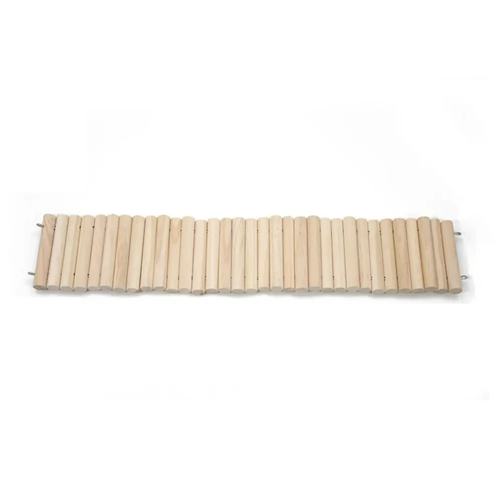 Buigbare Hamster Klimladder Houten Multifunctionele Hamsterhabitat Speelgoedkooi Decoratie Eenvoudig Te Installeren