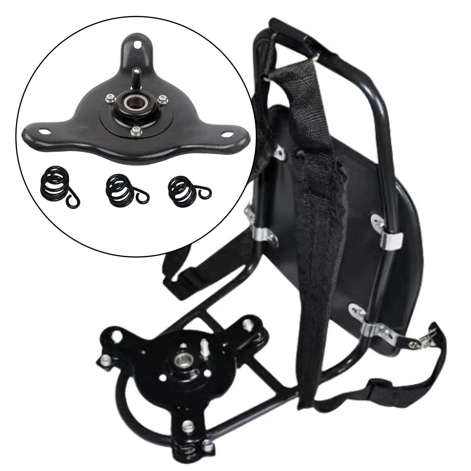 

Опора двигателя, треугольная дисковая подставка, стальной кронштейн для садового инструмента, прочная