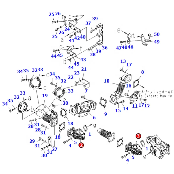 Construction Machinery Excavator Accessories Valve Assembly 6261-41-9500 for Valves D275A-5D view 5