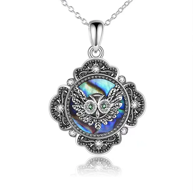 New Vintage Cute Fashion Multiple Animal Owl Necklaces for Men and Women European Owl Pendant Jewelry Trend