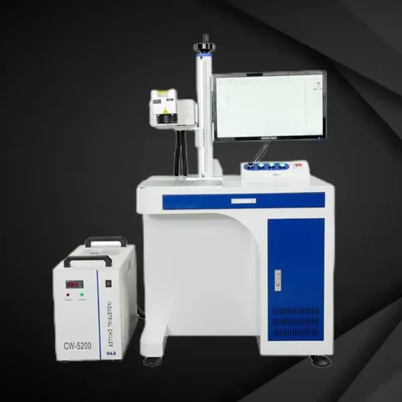Desktop Jpt UV  Engraving Machine 3W 5W 10W for Plastic Leather Wood Glass Metal