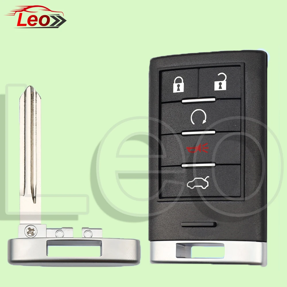 Leo M3N5WY7777A  PN:25943677  315MHz ID:46CHIP Car Smart Remote Key For Cadillac 4/5 Button CTS STS SLS 2008 2009-2014