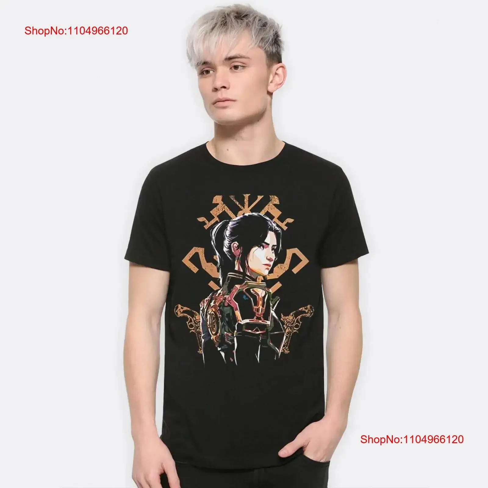 

Футболка Arcane Кейтлин Кирамман, размеры ARC 005129, винтажная стираная повседневная модная универсальная стильная мужская слегка унисекс