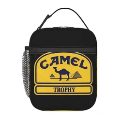 Camel Trophy Thermal Insulated Lunch Bag Women Resuable Lunch Container for Work School Travel Multifunction Food Box