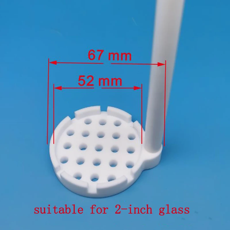 PTFE Cleaning Flower Basket Cleaning Rack Conductive Glass Silicon Wafer Cleaning Holder
