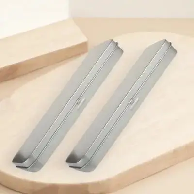 

2 шт. металлический пенал, жестяная коробка-органайзер для школьников, ежедневное использование, многофункциональное хранилище ручек, аксессуары для дома