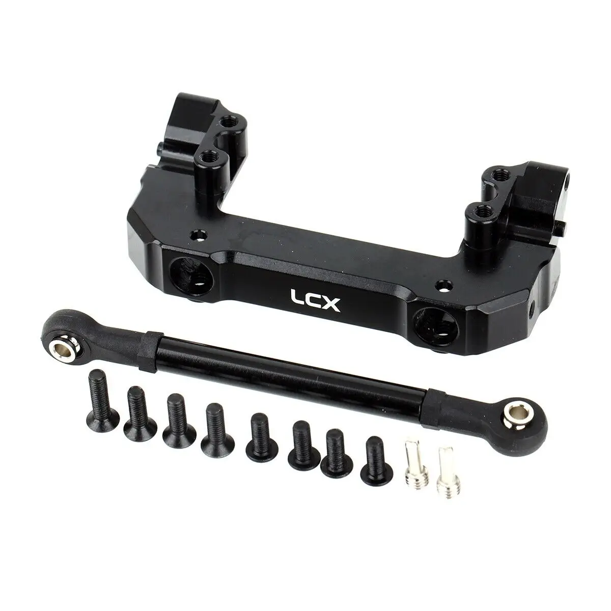 

LCX Racing 1/10 RC Гусеничный автомобиль с ЧПУ, алюминиевое крепление на передний бампер, сервопривод для осевого SCX10 III, обновления, детали, аксессуары