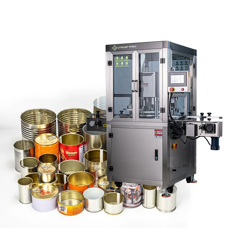 Máquina automática de sellado de latas de refrescos, tarros de atún, latas de cerveza y refrescos
