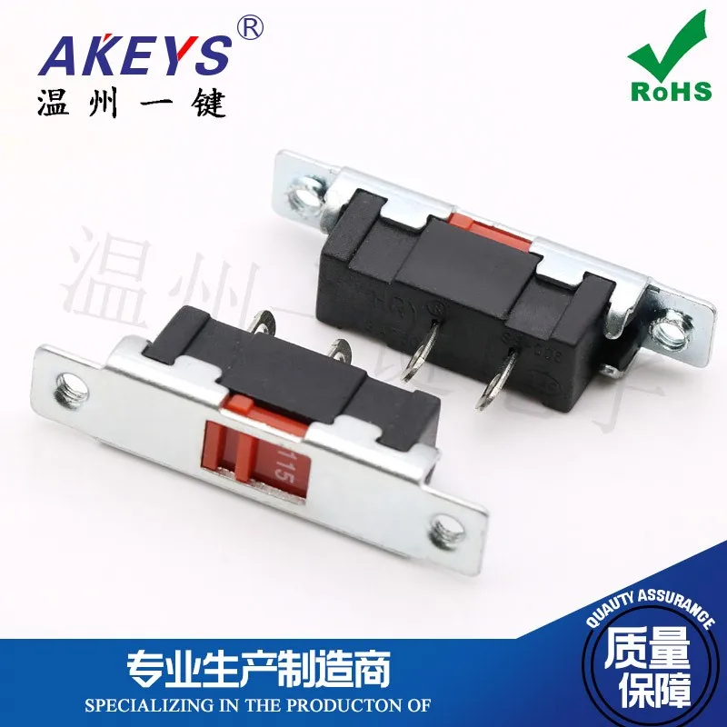 10 PCS SS-006 Oblique Angle Two-Leg Two-Speed Power Supply High-Current Toggle Switch Switch 115v-230V