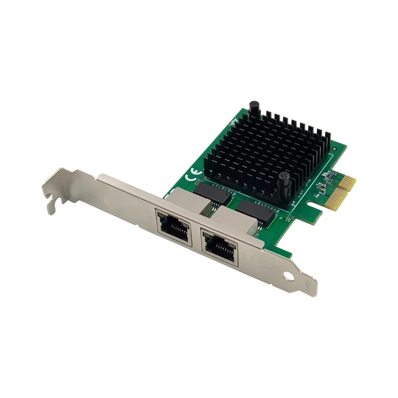 

I225-V Ethernet Controller Network Card Dual-Port 2.5Gbe RJ45 Ports Network Card