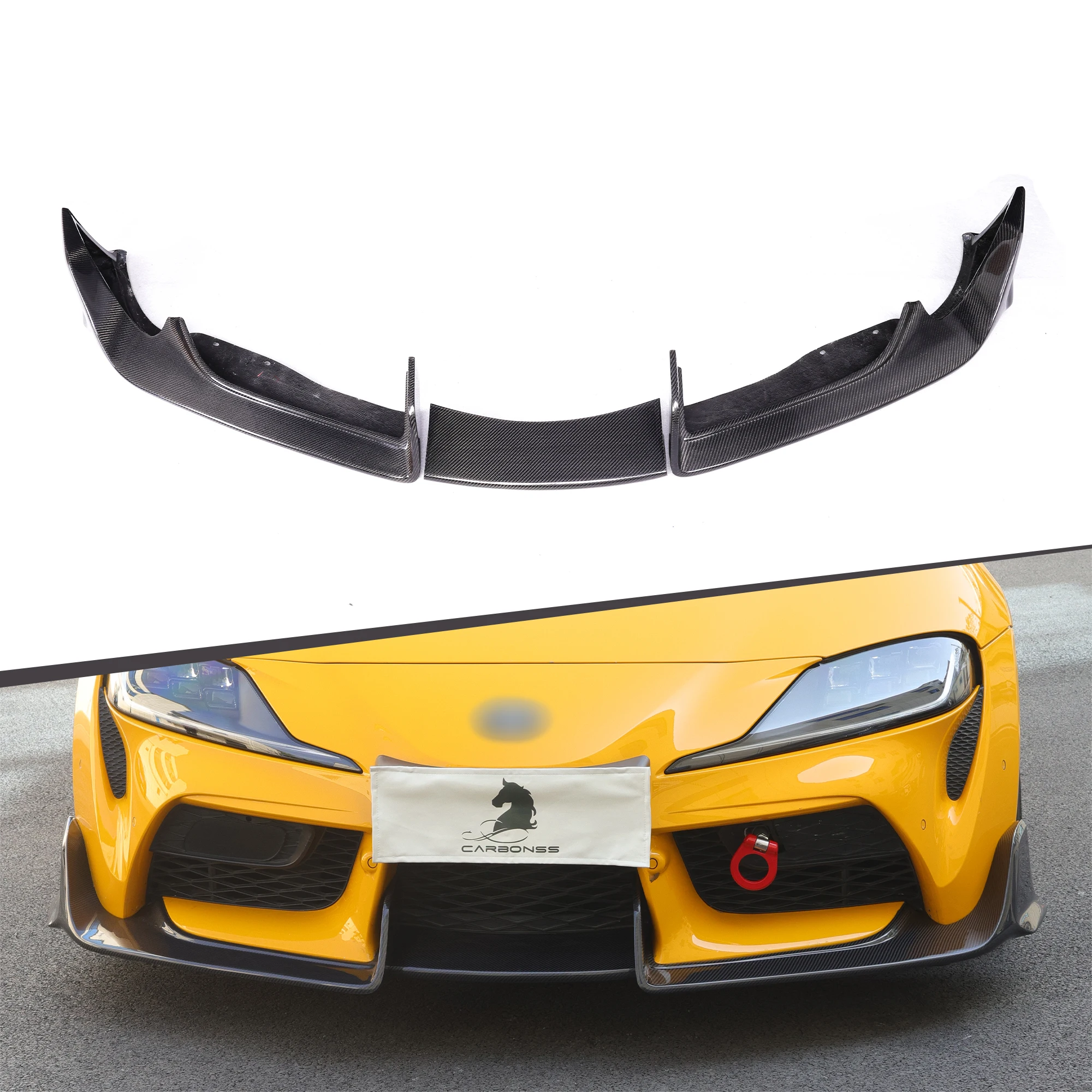

New Bumper Bodykit Carbon Fiber Front Bumper Lip For Supra A90 A91 MK5 2019+