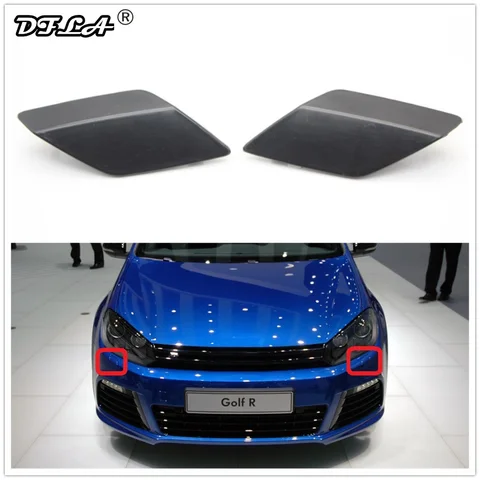 Для VW Golf A6 MK6 R20 2013 2014 2015 2016, Стайлинг автомобиля, передний бампер, омыватель фар, крышка