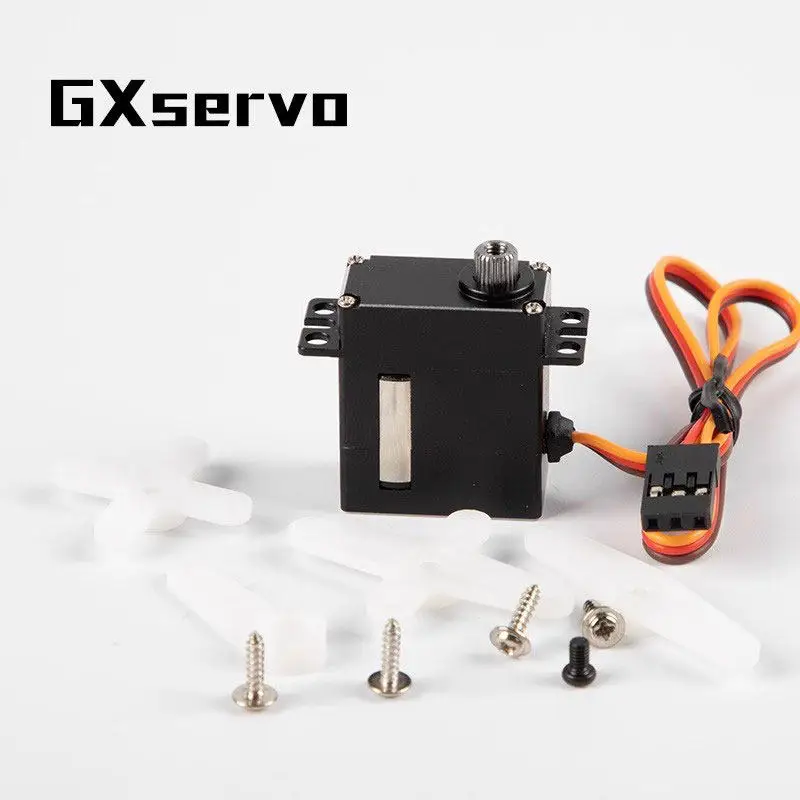 Gxservo Meritorious 9g Digitale 6kg Servo Alle Metalen Modelvliegtuigen Robot Model Auto Verschuiven Kleine Servo Accessoire Upgrade Rc