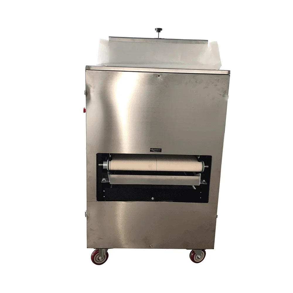 The screening machine picks out the dead insects, separates the pupae, and selects large, medium, and small insects