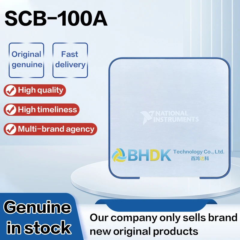For SCB-100A 100 Pin Shielded Terminal Block DAQ Breakout Box DIN Rail Mount 782537-01 Original Spot