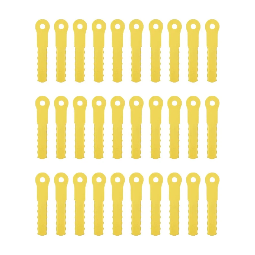 FYBL-30Pcs 70289A 14867B Replacement ABS Nylon Head Blades For Weed Warrior 3-Blade Trimmer Head String Trimmer Parts