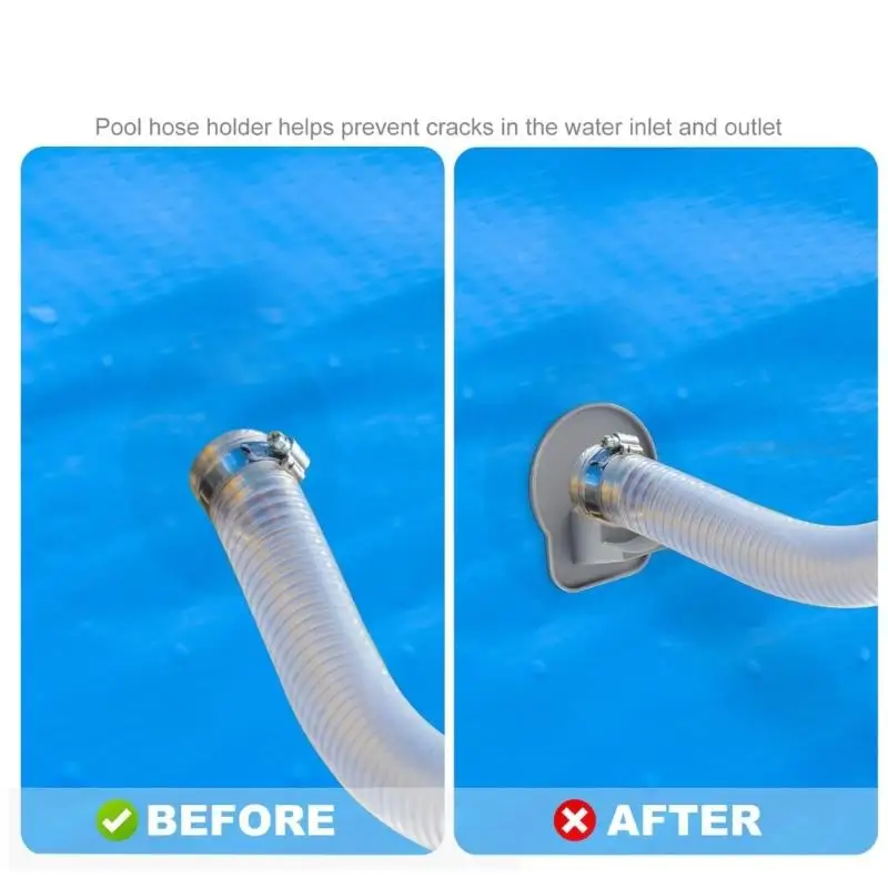 27RB Pool Hose Support Brackets High Capacity Pipe Stabilizers for Pool