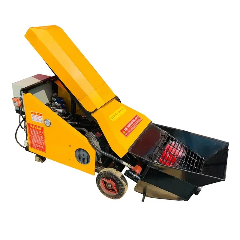 Multi Function Concrete Pump Diesel Concrete Pump Machine Construction Engineering Portable Mobile Mini Diesel Concrete Pump